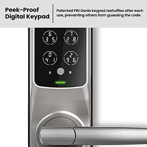 Lockly Secure Pro, Интелигентна система за заключване на вратите Wi-Fi, Заключване за влизане без ключ, клавиатура ПИН