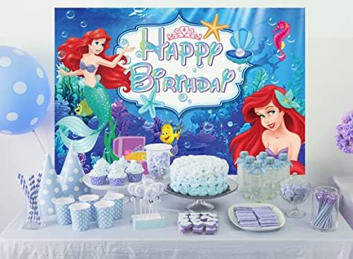 Русалка честит Рожден Ден на Фон, Под водата, Малката Русалка, за да проверите за Парти в чест на Деня на Раждане за