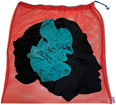 Чанта за дрехи ZizzyBee – Еко Мрежест Пътен органайзер за еднократна употреба за дрехи – Машинно пране с завязками Кралския