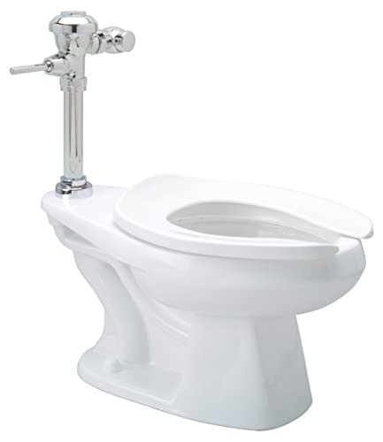 Zurn Z. WC3.AM Zurn One Ръчно подови тоалетна система ADA Height с клапа за почистване на 1,1 GPF