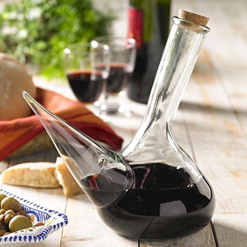 Стъклена кана за вино La Tienda Porron капацитет от 34 грама)