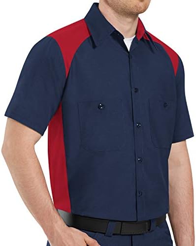 Мъжка риза Red Kap за моторните спортове с Къс ръкав