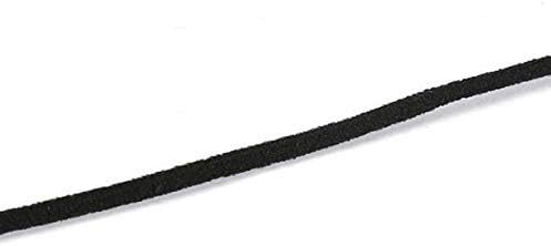 CHENGYIDA 33 ярд (30 м) 1/8 Еластичен кабел за ушни панти, гумени ленти за шиене, черен