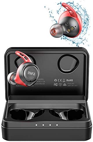 Безжични слушалки MIFA True, слушалки X11-втулки Bluetooth Версия 5.0, Водоустойчиви Спортни слушалки IPX7, слушалки
