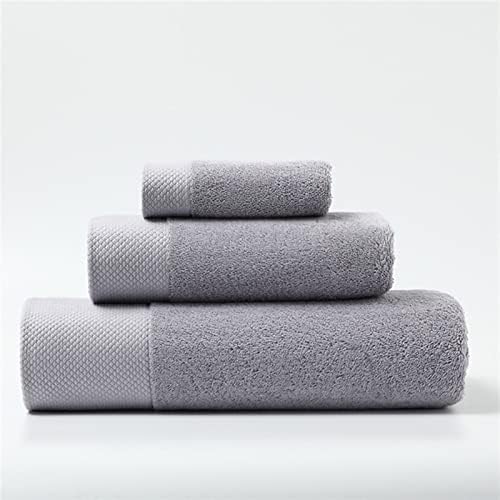 Комплект памучни кърпи / хавлии LEPSJGC 160 * 80 Кърпа за баня 80 * 40 Кърпа за ръце 33 * 33 кърпа за лице Мек и гъст