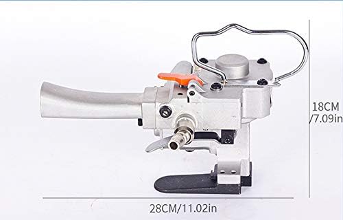Пневматичен Обвязочный инструмент Hanchen Ръчно Въздушно Обвязочная Машина за 0,43-0,75 инча PP PET 1-5 s За Връзване