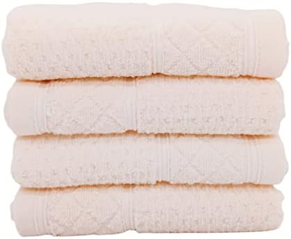 Кърпи за ръце ANEWAY за Баня, Комплект Мека Абсорбираща кърпи за ръце, памук, 13 x 29 Инча (Sakura Pink, 4 опаковки)