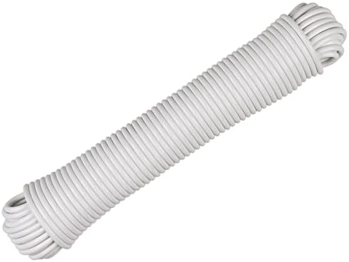 Бельевая въже с пластмасово покритие West Coast Paracord – Сърцевина от синтетични влакна – Универсална въжета за сушене