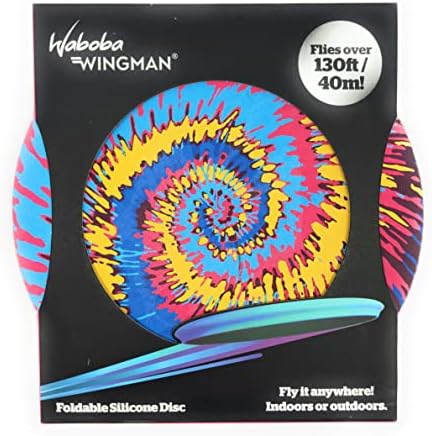 Сгъваем силиконов Хвърляне на диск Wabob Крилото - 2 опаковки (Различни цветове)