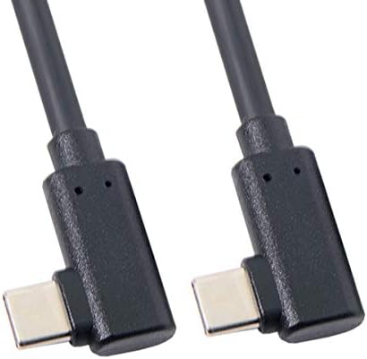 Кабел Xiwai USB-C Type-C-Type-C Gen2 10 Gbit/s 65 W Двойна 90-градусов ляв Десен ъгъл на типа (1 м)