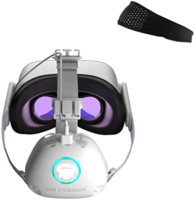 Устройство Rebuffe Reality Power VR с лента за глава за Oculus Quest и Quest капацитет от 2 до 10 000 mah, 8 часа възпроизвеждане,