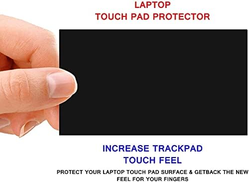 (2 бр.) Защитна подплата за тракпад Ecomaholics Premium за ултра-тънък лаптоп ASUS L410 MA-DB02, 14 , Черна Матова Панел