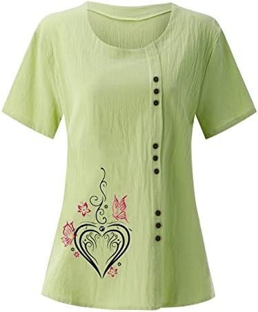 Основна Риза с дълъг ръкав, Дамска Мода, Блузи с дълбоко V-образно деколте и Къс Ръкав, Однотонная Ежедневни Свободна