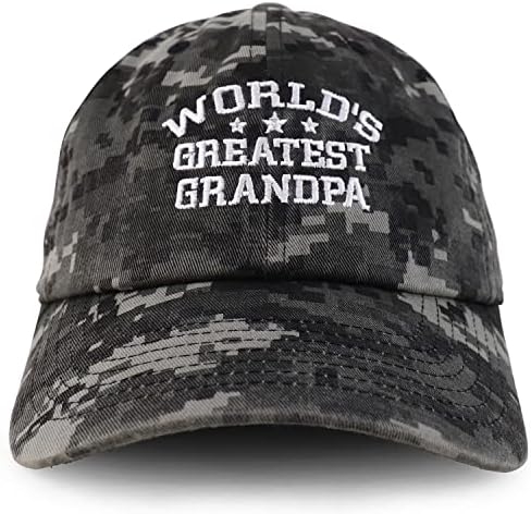 Магазин за модни дрехи най-Великият Дядо в света, на Бродирани нисък профил бейзболна шапка от Мек памук с бродерия