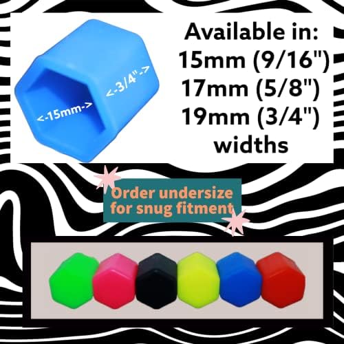 Разнообразни Цветни апликации върху гайки-уши, Комплект от 4 Подбрани по цвят капачки за състав на вентила на гумата. Плюс ключодържател с манометром на налягането