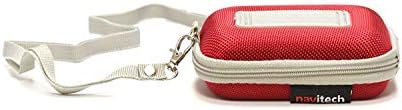 Твърд защитен калъф за слушалки Navitech Red, който е Съвместим със слушалки Urbanista Chicago-Dark Clown