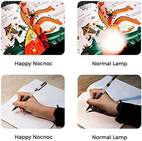 Настолна лампа за четене HAPPY NOCNOC за грижа за очите/Настолна лампа/Работна лампа/Завъртане лампа: Автоматично затъмняване,