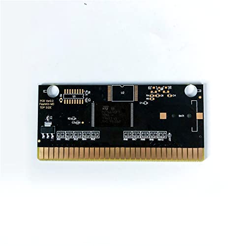 Aditi The Humans - САЩ Лейбъл Flashkit MD Безэлектродная златна печатна платка за игралната конзола Sega Genesis Megadrive