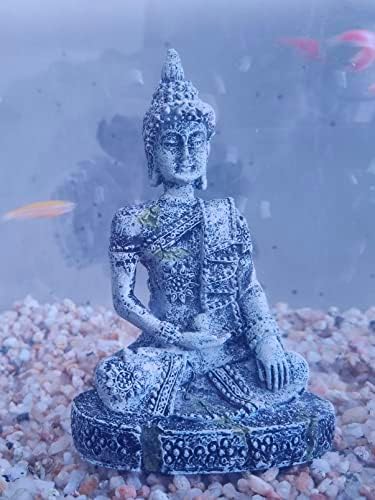 Аквариумный Буда можиксюэ Украси Статуи на главата Древен Декор на Аквариум Буда Дзен Буда Статуи за Betta Рибно Убежище