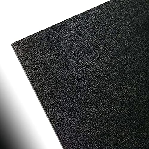 ABS-черен Пластмасов лист 1/8 x 24 x 24 Канава на Вакуумно формоване с 1 ръка (опаковка от 4 броя)