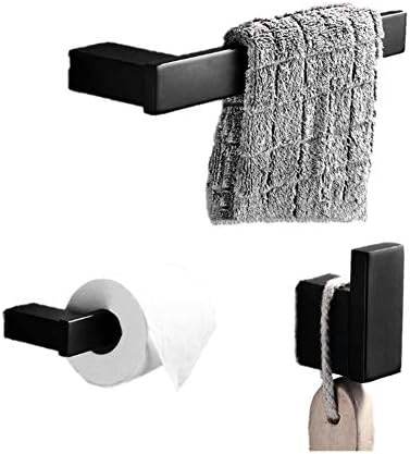 Комплект Оборудване за Баня Zerone, Стенен Държач за Тоалетна хартия от Неръждаема Стомана, Закачалка за Кърпи, една