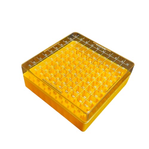 Криобокс AANIJ® Plantilab (БР.) на 100 места за криовакуумных флакони с обем 1 мл и 1,8 мл (опаковка по 1 парче)