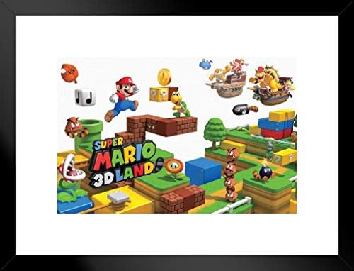 Пирамида на Америка, Super Mario 3D Нивото на Земята се Охлажда Стенен Декор Художествена Печат на Плакат 18x12