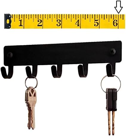 Стенен държач за ключове за миниатюрни кучета пинчера Metal Peddler - Малка ширина 6 см - Произведено в САЩ; Подарък