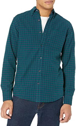 Мъжка риза оксфорд Essentials Обичайните размери с дълъг ръкав и С джоб