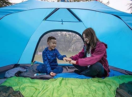 KAZOO Палатка за Къмпинг, за 2-4 Души, Външни Непромокаеми Семейни Големи Палатки в 2/4 Човека, Лесен Монтаж, Палатка