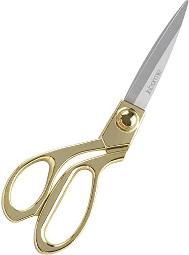 SIRMEDAL Професионални Тежки Портновские ножици 8Златни Портновские ножици от Неръждаема Стомана (Злато)