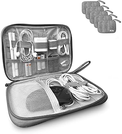 Чанта-органайзер за кабели кабели за инструменти - Малка Чанта За съхранение на батерии и зарядни кабели, Зарядно, Кабели,
