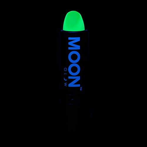 Moon Glow - Неон UV-червило Blacklight 0,16 грама - Интензивно синьо – Ярко свети при черна светлина /UV-светлина!