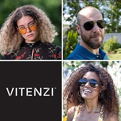 Бифокални очила VITENZI за мъже и Жени, Aviator, Затъмнени Очила за четене с Ридерами - Милан