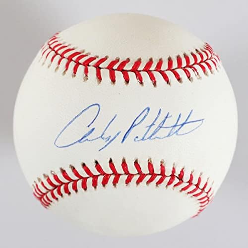 Анди Pettitt подписа договор с бейзболни клубове Янкис – COA - Бейзболни топки с автографи
