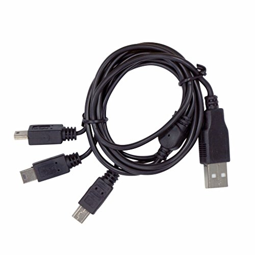 XP Deus USB Кабел 3 Mini B За зареждане, Слушалки, дистанционно управление и оптимизация на макара DCUSB3