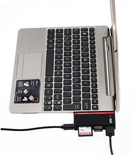 Navitech 2 в 1 Лаптоп /таблет USB 3.0/2.0 на главината Адаптер/Micro USB Вход SD/Micro SD Четец на карти е Съвместима