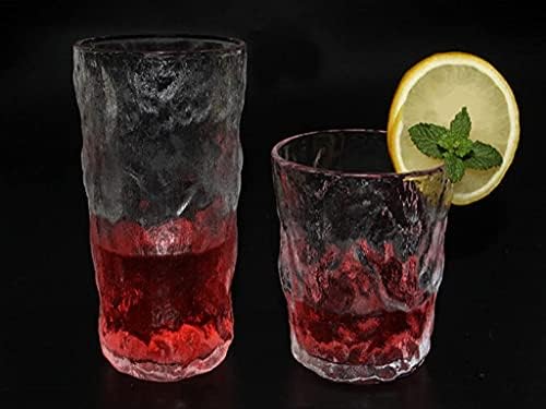 Иновативен комплект чаши за пиене MARS ARK от кристално стъкло, високи прозрачни тежки чаши - Са идеални за домашна употреба