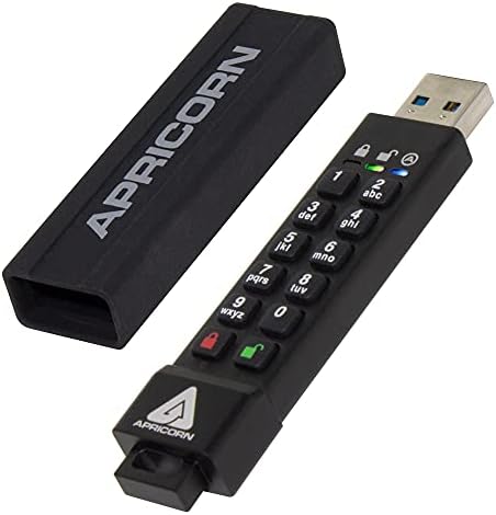 Защитените флаш Apricorn Aegis Secure Key 3Z 128 GB памет с 256-битово хардуерно криптиране AES XTS по стандарт на FIPS