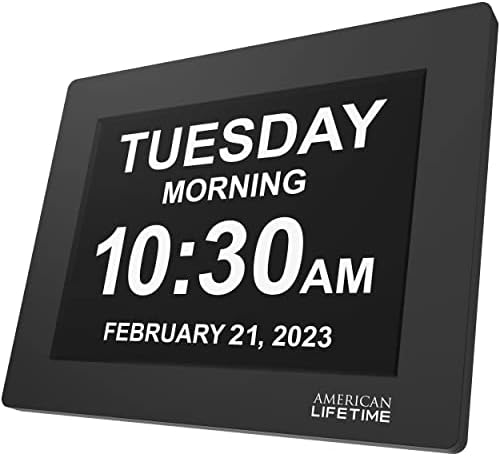 Американската Доживотна най-Новата версия на Дневни часове са Много Големи Цифров Часовник с Увредено Зрение и с резервно