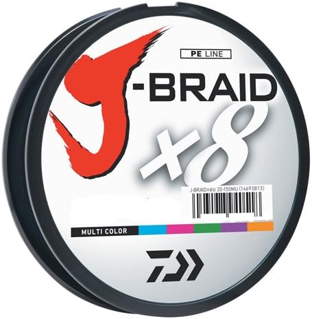 Daiwa J-Braid 500 М 8-Нитная Ракита Кръгла Риболов Линия За Плетене На Плитки