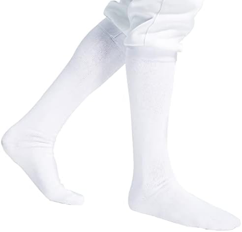 Дебели Чорапи за Фехтовка, Памучни Чорапи, за фехтовка на Сси, Сабя и рапире (Бели)