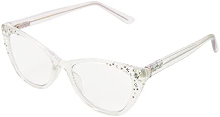 Дамски очила за четене Betsey Johnson с леден покритие Котешко око