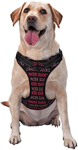 Куче Шлейка Рак е Гадно на Информираността На гърдите Домашен Любимец Регулируема Открит Жилетка, Колан Среден Размер