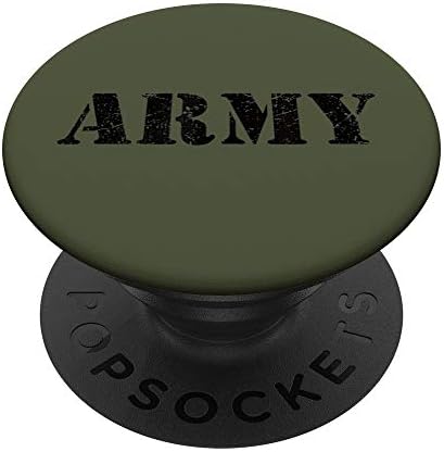 Американски Реколта Ретро Армейските Милитари Маслинено Зелено Лого Мъжки Подарък попсокеты PopGrip: Замяна дръжка за