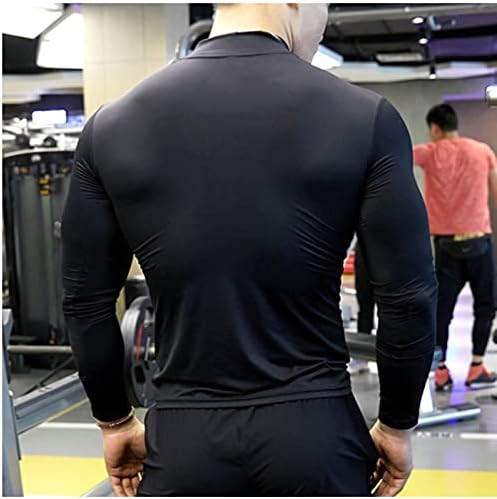 XXBR 2022 Нови компресия тениски за мъже с дълъг ръкав, бързо съхнещи, с висока Еластичност, Спортни Тениски за мускулите,