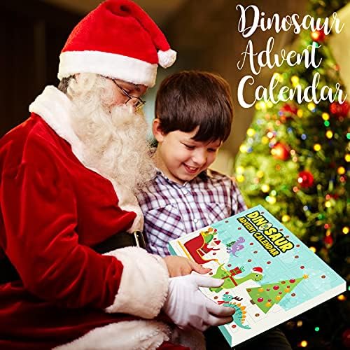 Адвент-Календар с динозаври MOVINPE за момчетата на Коледа 2022 Година, 24 дни, Подаръци и нови елементи, Канцеларски