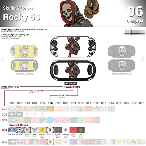 Стикер-стикер на Sony PlayStation Vita Design Skin Rocky 50 за PlayStation Vita