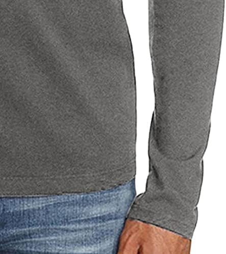 Фланелен ризи JEKE-DG, Облегающая Тениска с дълъг ръкав, Спортни Потници в големи размери, Пуловер с кръгло деколте и