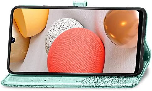Калъф за телефон ZYZX Samsung Galaxy A42 5G, Стилен, Усъвършенстван кожен калъф-книжка с релефни под формата на Мандала,